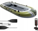 סט סירת גומי SeaHawk לארבעה+משוטים+משאבה 68351
