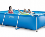 בריכה ביתית מלבנית צינורות דגם 28272 INTEX 300X200X75