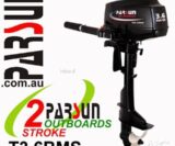 parsun מנוע ימי 3.6 כ"ס 2 פעימות ברך קצרה דגםTC3.6BMS פרסון מקורי