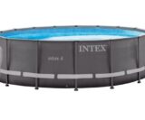 בריכת שחיה XTR Intex אולטרה קוטר 488X122 דגם 26326 כולל משאבת חול
