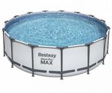 בריכת שחייה עגולה BESTWAY 56438 457*122 כולל משאבה , כיסוי , תחתית , סולם.