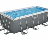 בריכה מלבנית אולטרה 412X201X122 BESTWAY 56456 כולל משאבה
