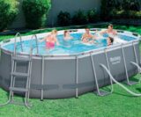 בריכה אוואלית אולטרה 424X250X100 BESTWAY 56620 כולל משאבה - חדש!!!